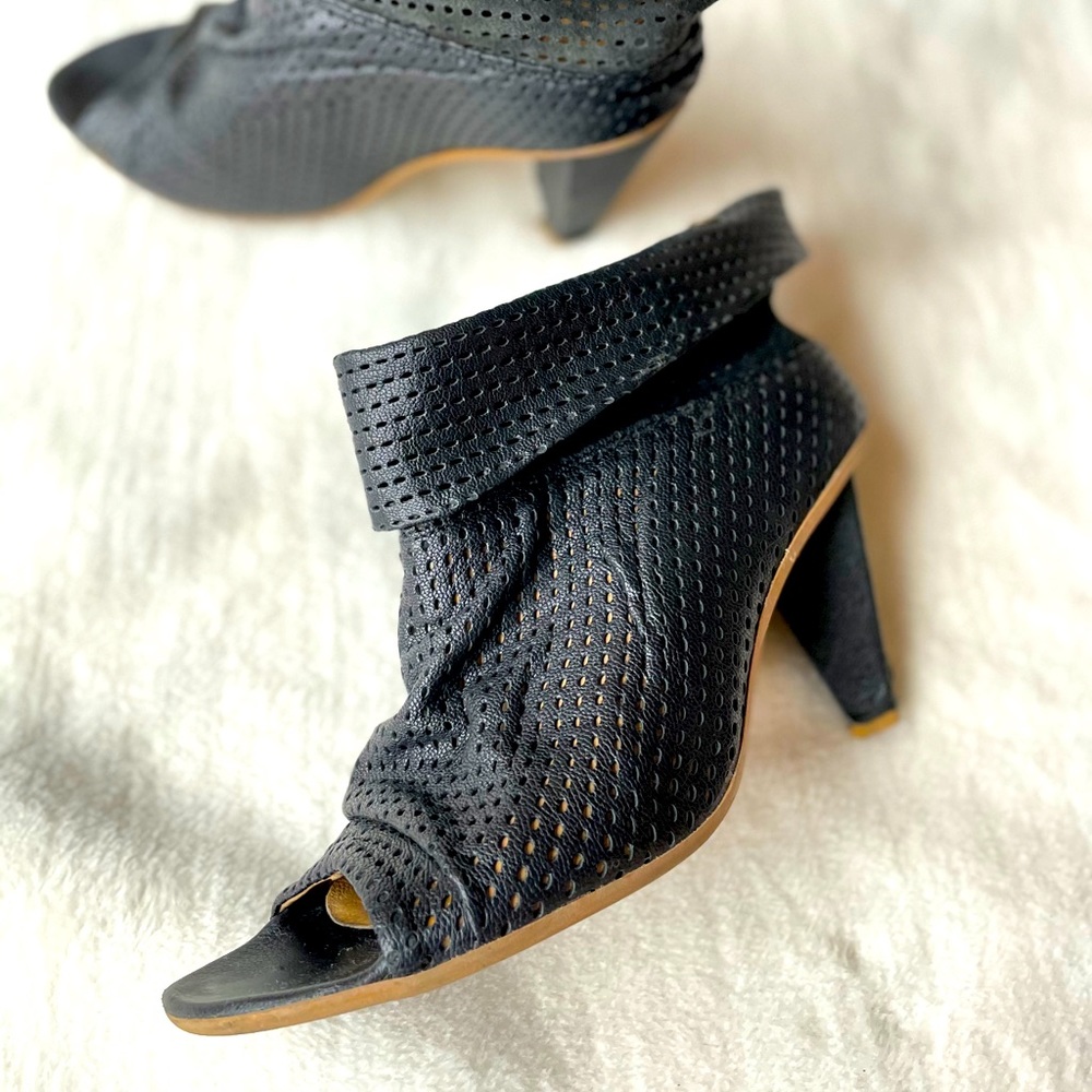 Fly London open toe ankle boots